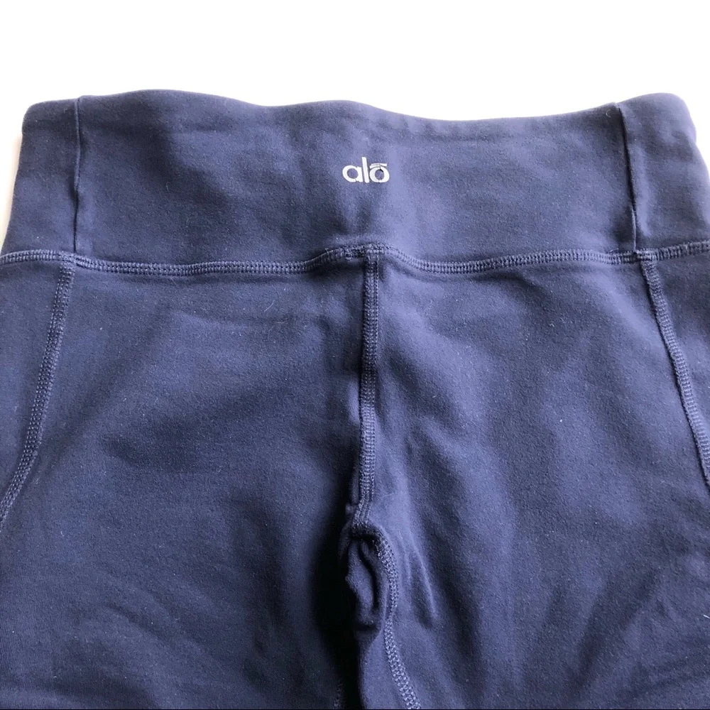 Alo Yoga Moto Leggings Navy